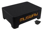 Système subwoofer actif extra-plat downfire avec subwoofer 25 cm (10") - MUSWAY - MF110A