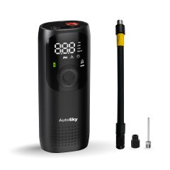 Gonfleur de Pneu AutoSky avec Lampe de Poche et Batterie Externe - AAC301