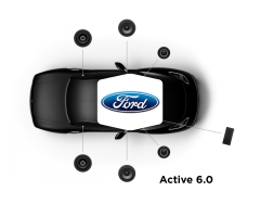 Focal Inside - Système Active 6.0 - Pack Haut-parleur Avant, Arrière et Amplificateur - Spécifique Ford Mustang