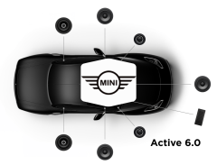 Focal Inside - Système Active 6.0 - Haut-parleurs Avant, Central et Arrière avec Amplificateur - Spécifique Mini