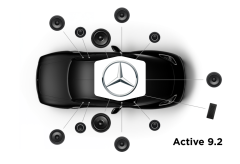 Focal Inside - Système Active 9.2- Pack Haut-parleur Avant, Arrière, Central, Subwoofer et Amplificateur- Spécifique Mercedes Classe E 5