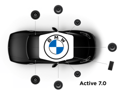 Focal Inside - Système Active 7.0 - Pack Haut-parleur Avant, Arrière, Central et Amplificateur - Spécifique BMW - Compatibilité Multi Modèles