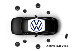 Focal Inside - Système Active 8.0 v165 - Pack Haut-parleur Avant, Arrière et Amplificateur - Spécifique Volkswagen - Compatibilité Multi Modèle
