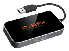Clé Bluetooth pour streaming et contrôle DSP - MUSWAY - BTA-HD