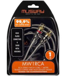 Cable RCA Cuivre OFC  MUSWAY  MW1RCA