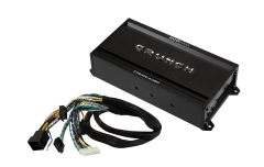 Amplificateur 4 Canaux DSP 6 CH Plug-And-Play Spécifique CITROËN, OPEL, PEUGEOT, TOYOTA - CRUNCH ECOMAXX - CRE400.4-M26