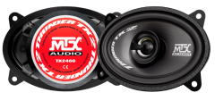 Haut-Parleurs Elliptique 2 Voies Coaxial 10x15cm - MTX - TX246C