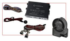 Kit d'alarme - Module 4823, Capteur, Sirène sans fil  et Câblage BASIC - COBRA Vodafone by Phonocar - 09081
