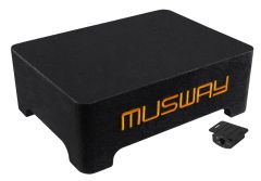 Système subwoofer actif extra-plat downfire avec subwoofer 25 cm (10") - MUSWAY - MF110A