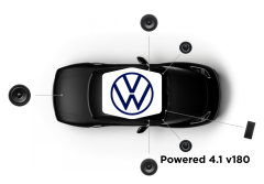 Focal Inside - Système Powered 4.1 v180 - Pack Haut-parleur Avant, Subwoofer et Amplificateur - Spécifique Volkswagen - Compatibilité Multi Modèle