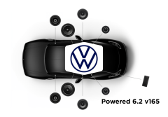 Focal Inside - Système Powered 6.2 v165 - Pack Haut-parleur Avant, Arrière, Subwoofer et Amplificateur - Spécifique Volkswagen - Compatibilité Multi Modèle