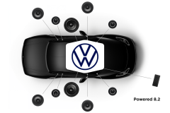 Focal Inside - Système Powered 8.2 - Pack Haut-parleur Avant, Arrière, Subwoofer et Amplificateur - Spécifique Volkswagen - Compatibilité Multi Modèle