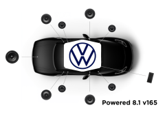Focal Inside - Système Powered 8.1 v165 - Pack Haut-parleur Avant, Arrière, Subwoofer et Amplificateur - Spécifique Volkswagen - Compatibilité Multi Modèle
