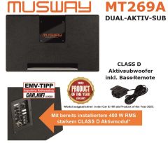 Caisson Double 6X9  Amplifier MUSWAY MT269A