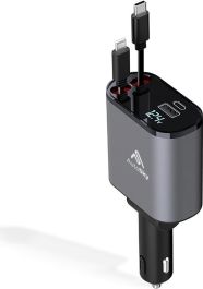 Chargeur  4-en-1 Rétractable - AUTOSKY - ARCC-101
