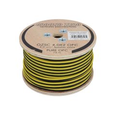 Bobine de Câble 75m, 4.0mm² Ground Zero GZSC-4.0X2-OFC