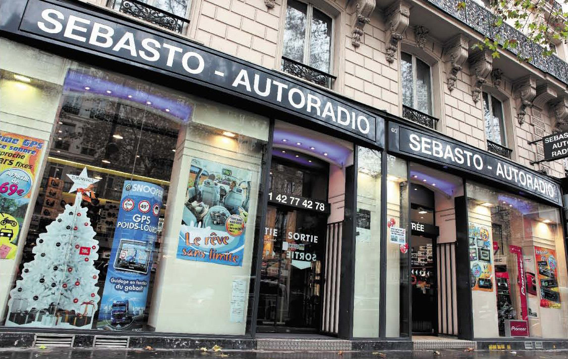 boutique Sebasto Autoradio à Paris